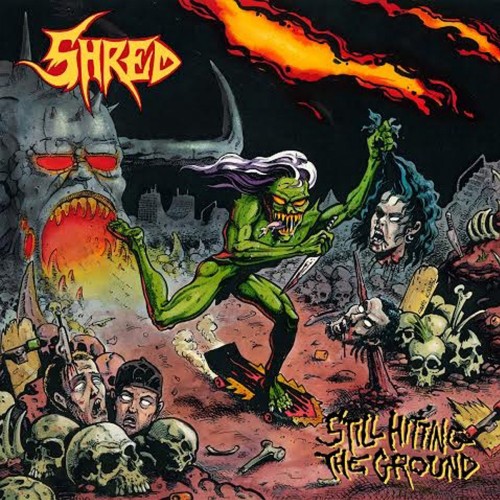 SHRED "Still hitting the groung" / LP