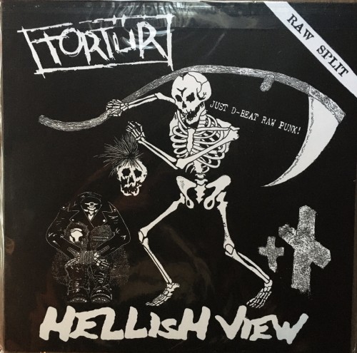 Tortür / Hellish View ‎– Raw Split / LP